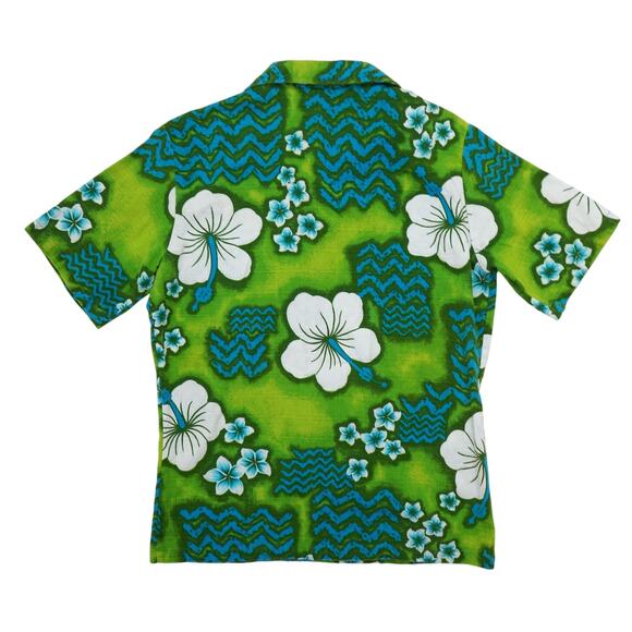 Vintage 70s Aloha Hawaiian Shirt Men's Small - Picture 2 of 4